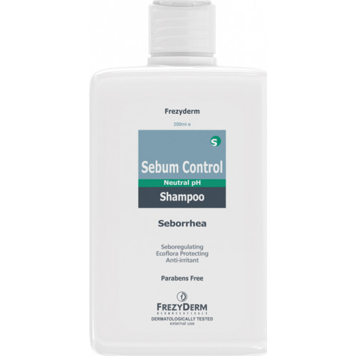 Frezyderm Sebum Control 200ml Σαμπουάν κατά της Σμηγματορροϊκής Δερματίτιδας για Λιπαρά Μαλλιά 200ml
