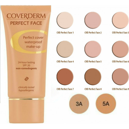 Coverderm Perfect Face 5 Waterproof SPF20 30ml