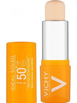 Vichy Ideal Soleil Stick for Sensitive Areas Αδιάβροχο Αντηλιακό Προσώπου και Σώματος SPF50 9gr