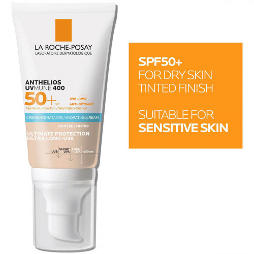La Roche Posay Anthelios UVMune 400 Αντηλιακό Προσώπου SPF50 με Χρώμα 50ml La Roche Posay Anthelios UVMune 400 Αντηλιακό Προσώπου SPF50 με Χρώμα 50ml