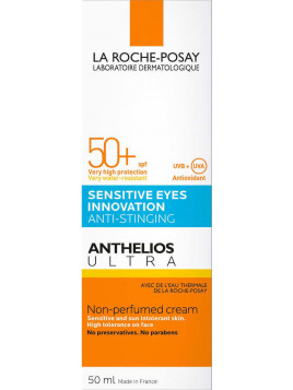 La Roche Posay Anthelios Ultra Non Perfume Cream Αδιάβροχο Αντηλιακό Προσώπου SPF50 50ml