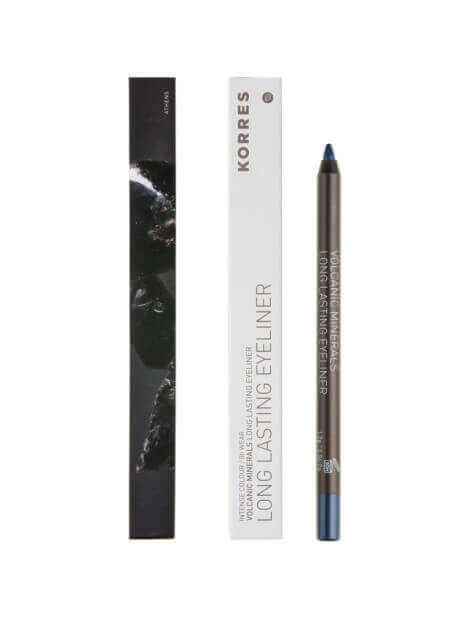 Korres Pencil Long-Lasting Black Volcanic Minerals 08 Blu 1.2g
