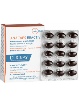 Ducray Anacaps Reactiv 30 κάψουλες  Ducray Anacaps Reactiv 30 κάψουλες