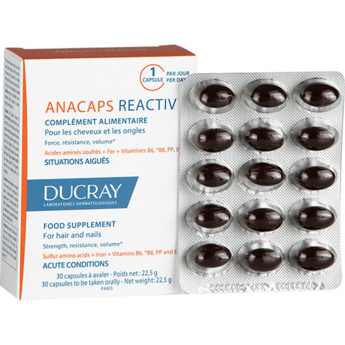Ducray Anacaps Reactiv 30 κάψουλες  Ducray Anacaps Reactiv 30 κάψουλες