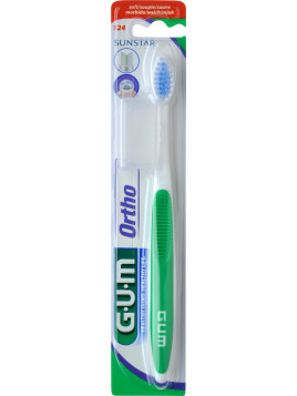 GUM Ortho 124 Soft Πράσινο GUM Ortho 124 Soft Πράσινο