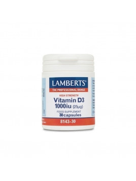 Lamberts Vitamin D3 1000iu 30 κάψουλες