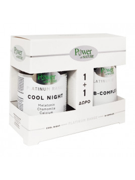 Power Health Συμπλήρωμα για τον Ύπνο Set Platinum Range Cool Night 30 κάψουλες & Platinum Range B-Complex 20 ταμπλέτες