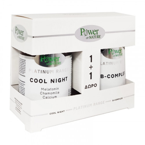 Power Health Συμπλήρωμα για τον Ύπνο Set Platinum Range Cool Night 30 κάψουλες & Platinum Range B-Complex 20 ταμπλέτες