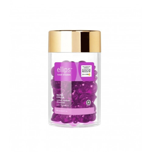 Ellips Purple Nutri Colour Αμπούλες Μαλλιών Ενίσχυσης Χρώματος 50x1ml