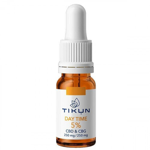 Tikun Day Time CBD 250mg & CBG 250mg Έλαιο Κάνναβης σε Σταγόνες με Γεύση Citrus 10ml