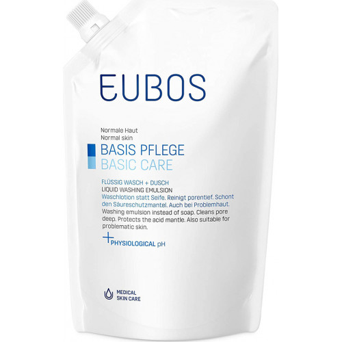 Eubos Blue Liquid Washing Emulsion Refill 400ml