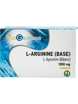 Viogenesis L-Arginine Base 1000mg 60 ταμπλέτες