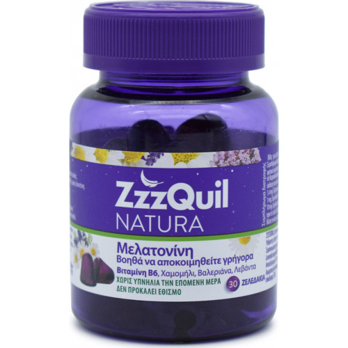 ZzzQuil Natura Συμπλήρωμα Διατροφής με Μελατονίνη για τον Ύπνο Forest Fruits 30 ζελεδάκια