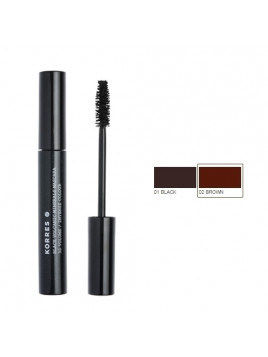 Korres Black Volcanic Minerals 3D Mascara για Όγκο Brown 8ml