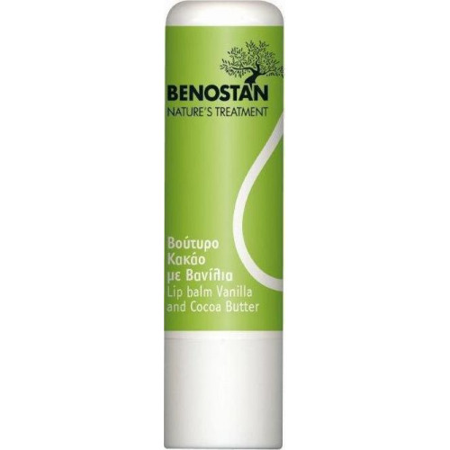 Benostan Lip Balm Stick Vanilla and Cocoa Butter Benostan Lip Balm Stick Vanilla and Cocoa Butter