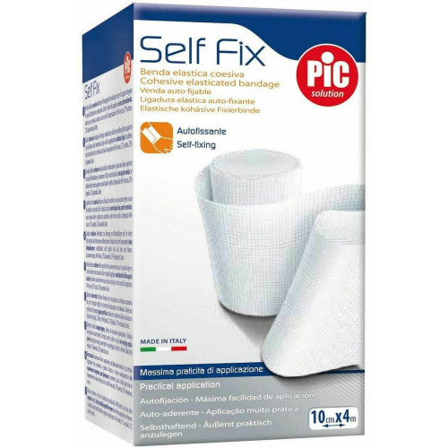 Pic Solution Self Fix Ελαστικός Αυτοσυγκρατούμενος Επίδεσμος 10cm x 4m