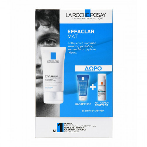 La Roche Posay Effaclar Mat Σετ Περιποίησης με Κρέμα Προσώπου για Λιπαρές Επιδερμίδες La Roche Posay Effaclar Mat Σετ Περιποίησης με Κρέμα Προσώπου για Λιπαρές Επιδερμίδες