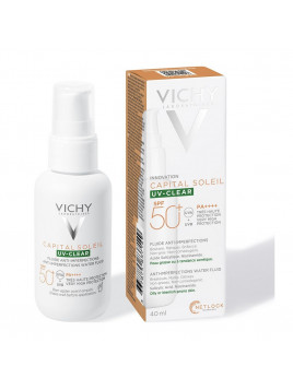 Vichy Capital Soleil UV-Clear Αντηλιακή Λοσιόν Προσώπου SPF50 40ml