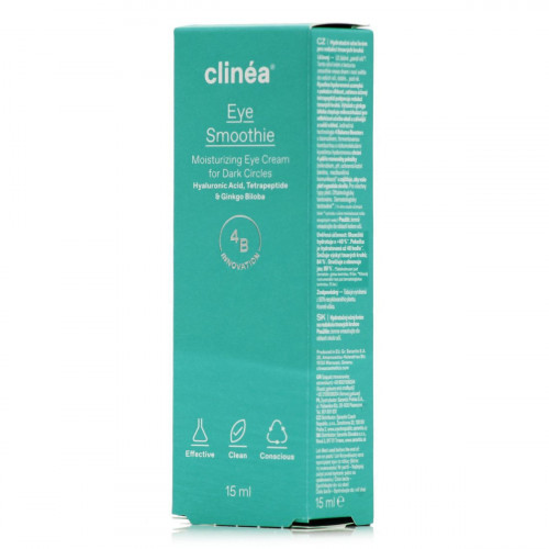 Clinea Eye Smoothie Ενυδατική Κρέμα Ματιών κατά των Μαύρων Κύκλων 15ml