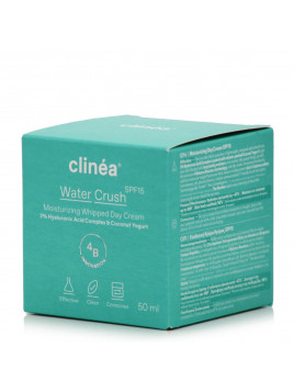 Clinea Water Crush Κρέμα Προσώπου Ημέρας με SPF15 για Ενυδάτωση με Υαλουρονικό Οξύ 50ml