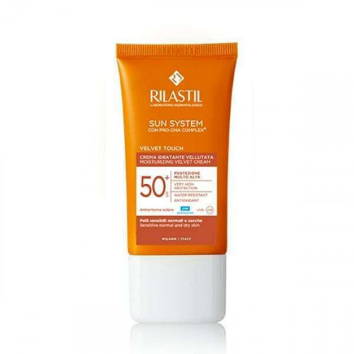 Rilastil System Velvet Cream Αντηλιακή Κρέμα Προσώπου SPF50 50ml