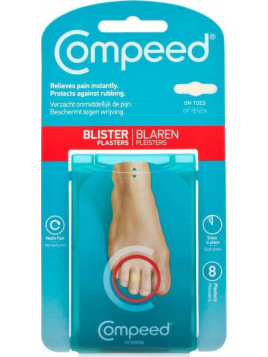 Compeed Επιθέματα Για Φουσκάλες Με Gel Στα Δάχτυλα Των Ποδιών 8τμχ