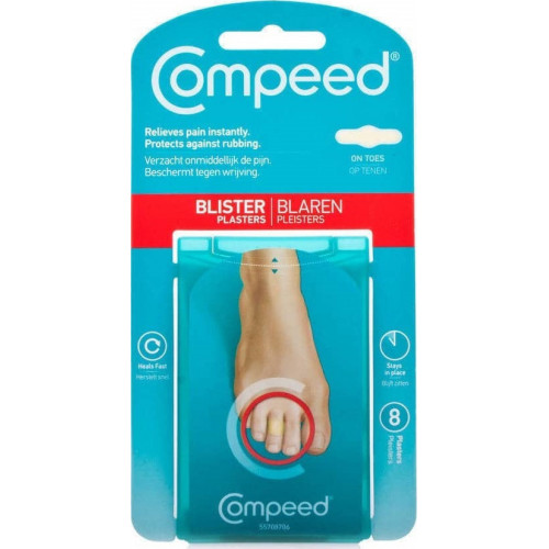 Compeed Επιθέματα Για Φουσκάλες Στα Δάχτυλα Των Ποδιών 8τμχ