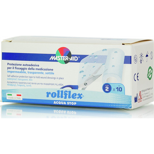 Master Aid Aδιάβροχο Αυτοκόλλητο Επίθεμα Rollflex Acqua Stop 1000x2cm 1τμχ