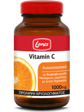 Lanes Vitamin C 1000mg 60 μασώμενες ταμπλέτες