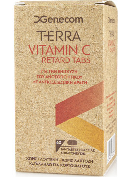 Genecom Terra Vitamin C Retard 60 ταμπλέτες