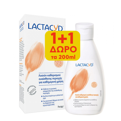 Lactacyd Λοσιόν Καθαρισμού 300 & 200ml