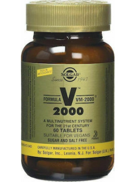 Solgar Formula VM-2000 for the 21st Century Βιταμίνη για Ενέργεια 60 ταμπλέτες