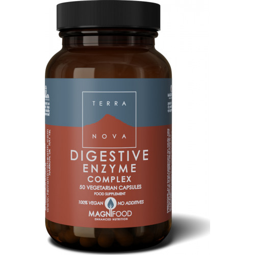 TerraNova Digestive Enzyme Complex 50 φυτικές κάψουλες  TerraNova Digestive Enzyme Complex 50 φυτικές κάψουλες