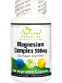 Natural Vitamins Magnesium Complex 500mg 60 φυτικές κάψουλες