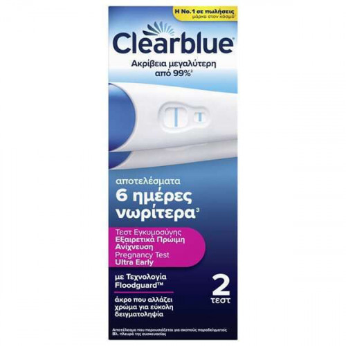 Clearblue Plus Τεστ Εγκυμοσύνης 2τμχ Clearblue Plus Τεστ Εγκυμοσύνης 2τμχ