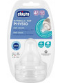 Chicco Θηλή Σιλικόνη, Γρήγορη Ροή 4m+ 2τμχ