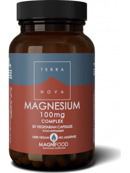 TerraNova Magnesium Complex 100mg 50 φυτικές κάψουλες  TerraNova Magnesium Complex 100mg 50 φυτικές κάψουλες