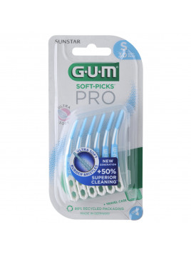 GUM Μεσοδόντιες Οδοντογλυφίδες Small Γαλάζιες 30τμχ