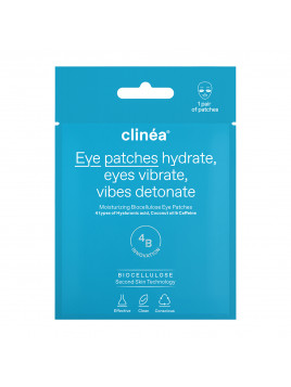Clinea Hydrate, Eyes Vibrate, Vibes Detonate Μάσκα Ματιών για Ενυδάτωση 2τμχ