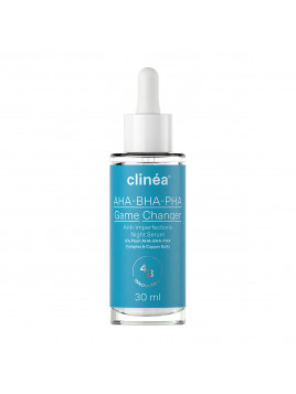 Clinea AHA-BHA-PHA Game Changer Anti-imperfections Αντιγηραντικό Serum Προσώπου με Κολλαγόνο για Σύσφιξη & Ατέλειες 30ml