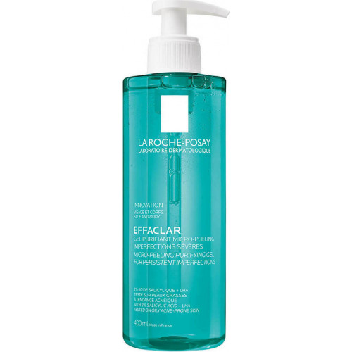 La Roche Posay Effaclar Micro-Peeling Gel Καθαρισμού Προσώπου για Ακνεϊκές Επιδερμίδες 400ml La Roche Posay Effaclar Micro-Peeling Gel Καθαρισμού Προσώπου για Ακνεϊκές Επιδερμίδες 400ml