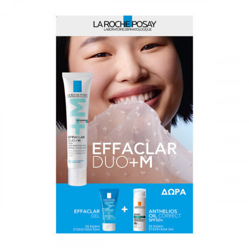 La Roche Posay Effaclar DUO+M Σετ Περιποίησης για Ενυδάτωση & Κατά της Ακμής 3τμχ La Roche Posay Effaclar DUO+M Σετ Περιποίησης για Ενυδάτωση & Κατά της Ακμής 3τμχ