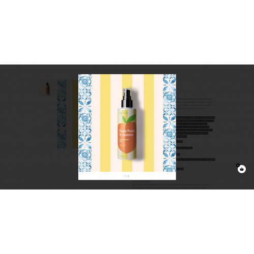Life Roots Fuzzy Peach & Jasmine Hair & Body Mist 150ml