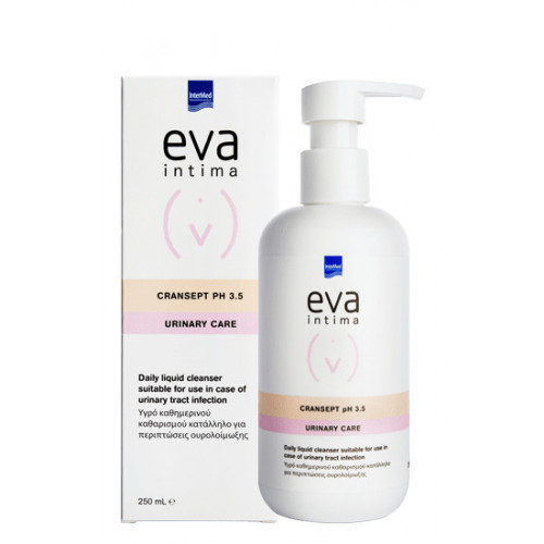InterMed Eva Intima Cransept Urinary Care pH 3.5 Υγρό Καθαρισμού με Χαμομήλι και Αλόη 250ml InterMed Eva Intima Cransept Urinary Care pH 3.5 Υγρό Καθαρισμού με Χαμομήλι και Αλόη 250ml