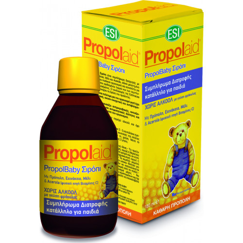 ESI Propolaid Baby Σιρόπι για Παιδιά χωρίς Γλουτένη Φράουλα 180ml