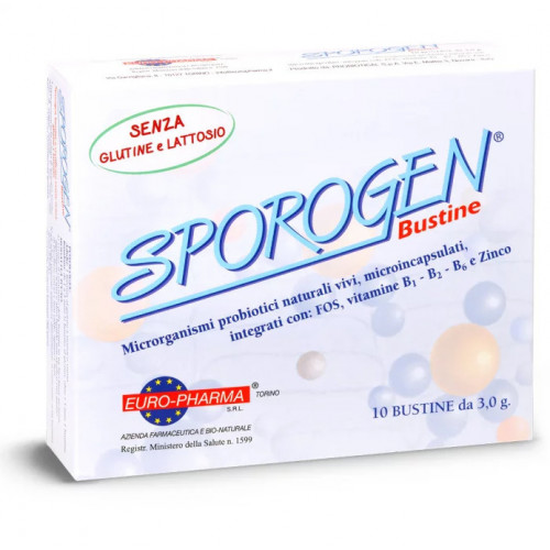 Bionat Sporogen Bustine 10 φακελίσκοι Βανίλια Bionat Sporogen Bustine 10 φακελίσκοι Βανίλια