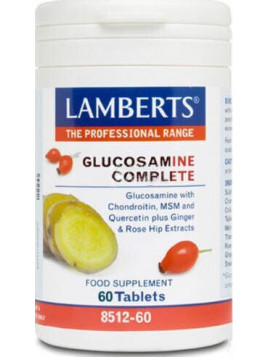 Lamberts Glucosamine Complete Vegan Συμπλήρωμα για την Υγεία Αρθρώσεων & Οστών 60 ταμπλέτες