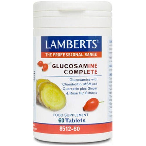 Lamberts Glucosamine Complete Vegan Συμπλήρωμα για την Υγεία Αρθρώσεων & Οστών 60 ταμπλέτες