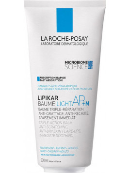 La Roche Posay Lipikar Baume AP+M Light Ενυδατικό Balm Ανάπλασης Σώματος για Ευαίσθητες Επιδερμίδες 200ml