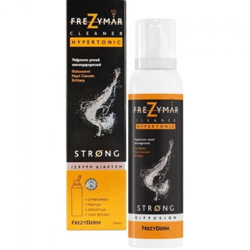 Frezyderm Frezymar Cleaner Hypertonic Strong Ρινικό Σπρέι με Θαλασσινό Νερό για Όλη την Οικογένεια 120ml Frezyderm Frezymar Cleaner Hypertonic Strong Ρινικό Σπρέι με Θαλασσινό Νερό για Όλη την Οικογένεια 120ml